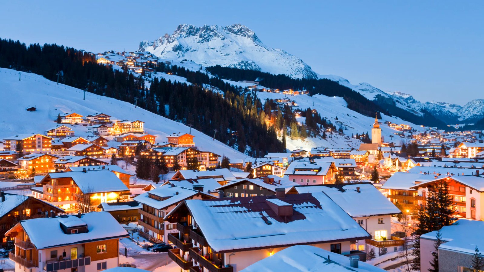 Luxury transfer in Lech am Arlberg village